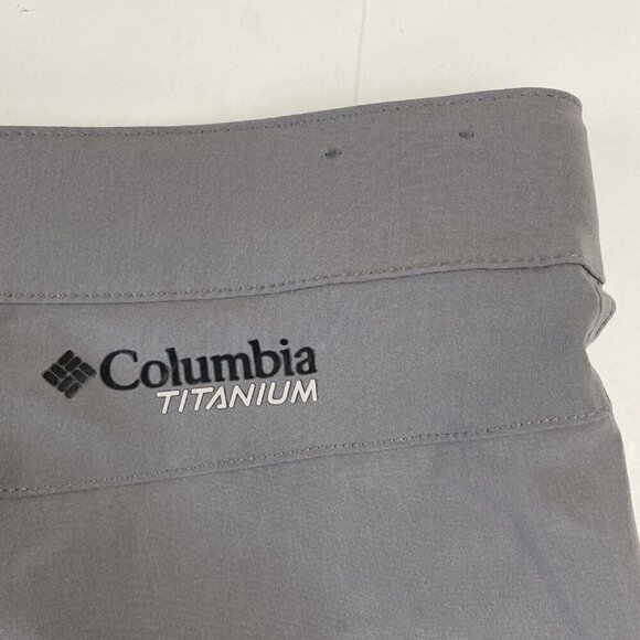 Columbia Titanium Titan Pass Shorts Men’s 44/10insActive Omni Shield Gray - Picture 11 of 11